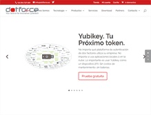 Tablet Screenshot of dotforce.es